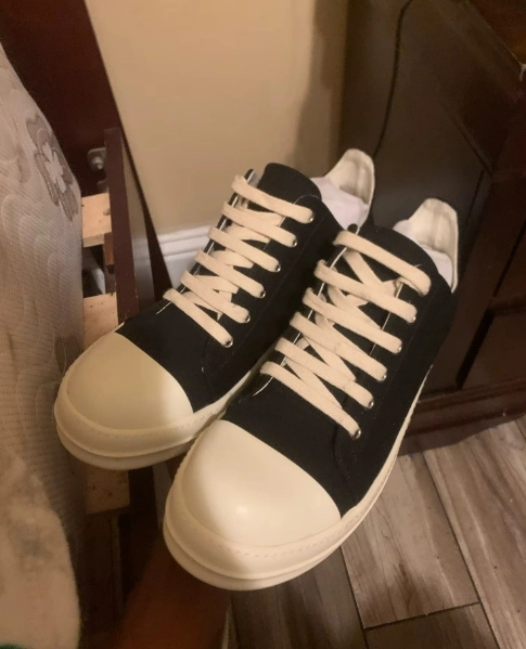 Rick Owens DRKSHDW Lido Low Sneaks Black Milk   SS24 DU01D1802CB-911 review 
