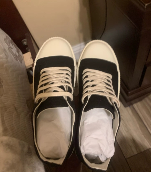 Rick Owens DRKSHDW Lido Low Sneaks Black Milk   SS24 DU01D1802CB-911 review Phoenix 01