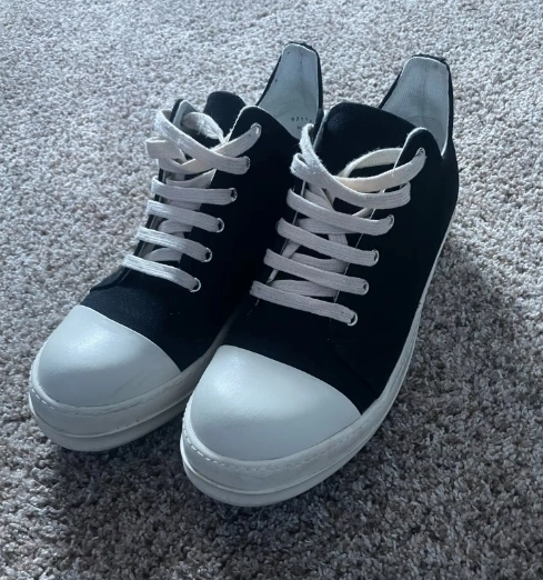 Rick Owens DRKSHDW Lido Low Sneaks Black Milk   SS24 DU01D1802CB-911 review 