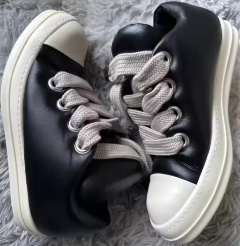 Rick Owens Luxor Jumbo Padded Low 'Black Milk'  review Jayla