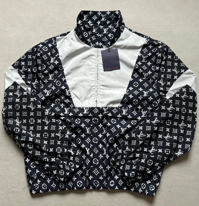 Louis Vuitton 24Fw Colorblock Print Jacket review Lexi