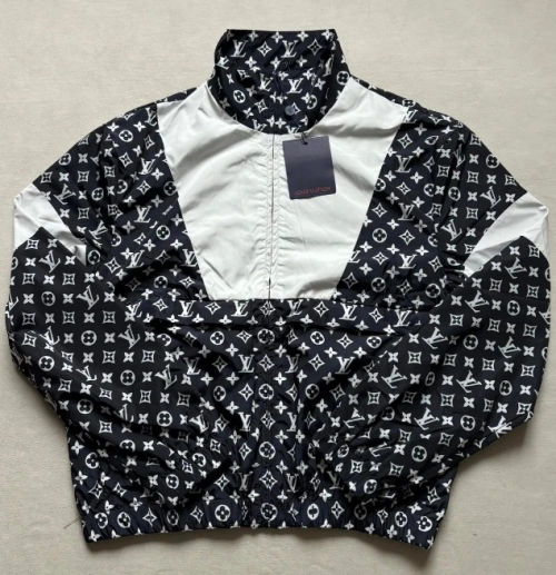 Louis Vuitton 24Fw Colorblock Print Jacket review 