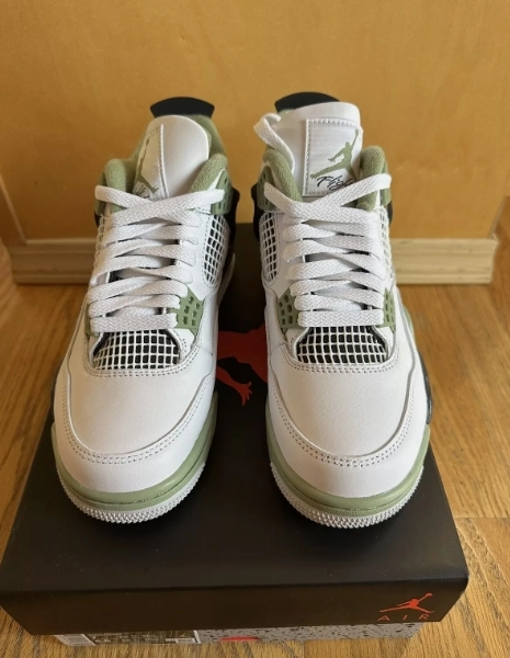 Air Jordan 4 Retro Seafoam (Women's)  AQ9129-103 review 