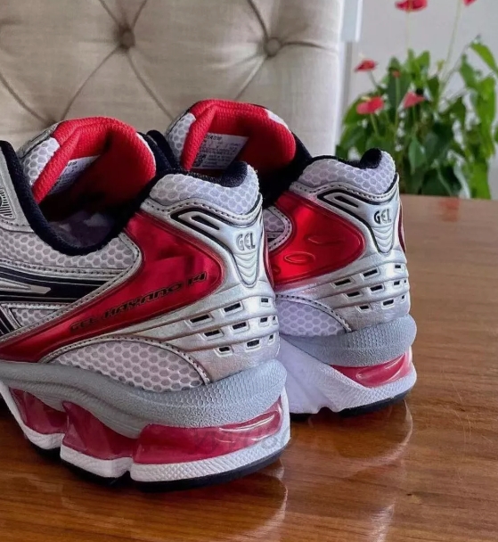 ASICS Gel-Kayano 14 White Classic Red 1201A019-103 review Casey 02