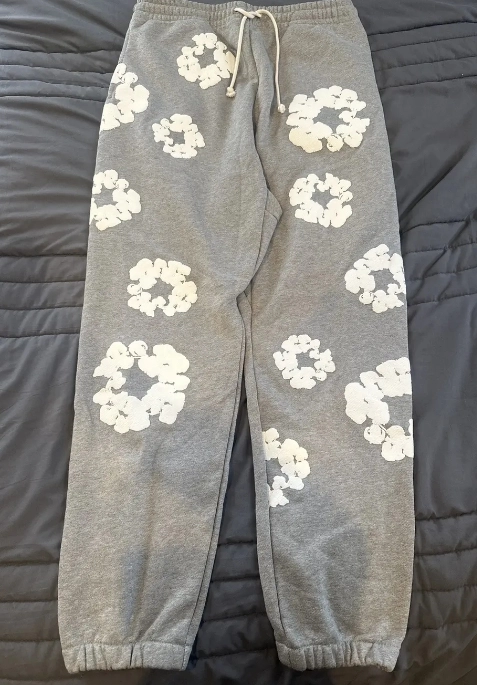 OBO Denim Tears The Cotton Wreath Sweatpants Grey review 