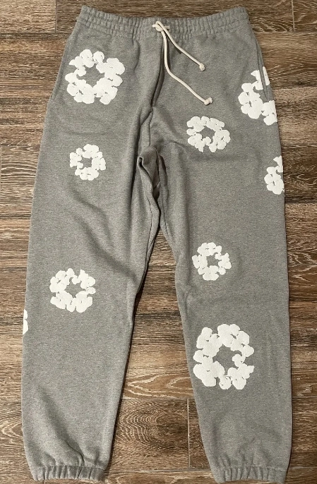 OBO Denim Tears The Cotton Wreath Sweatpants Grey review 