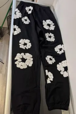 OBO Denim Tears The Cotton Wreath Sweatpants Black review Kian 02