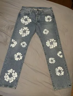 OBO Denim Tears  The Cotton Wreath Jean Light Wash review Jolene 01