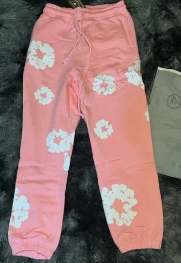 OBO Denim Tears The Cotton Wreath Sweatpants Pink review 