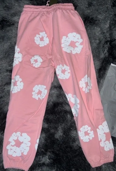 OBO Denim Tears The Cotton Wreath Sweatpants Pink review Callen 01