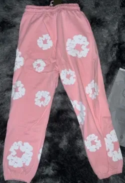 OBO Denim Tears The Cotton Wreath Sweatpants Pink review Callen 02