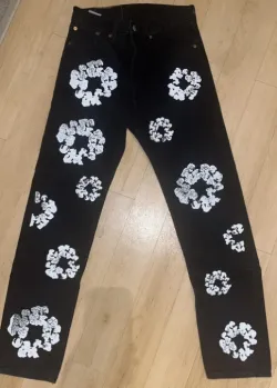 OBO Denim Tears  The Cotton Wreath Jean Black review Kamryn 01