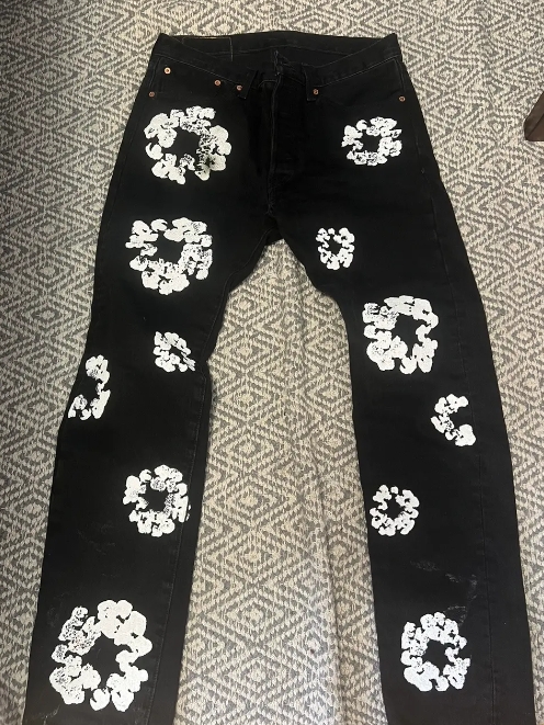 OBO Denim Tears  The Cotton Wreath Jean Black review Dax 00
