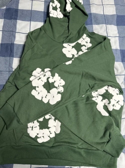 Denim Tears The Cotton Wreath Hoodie Green review 