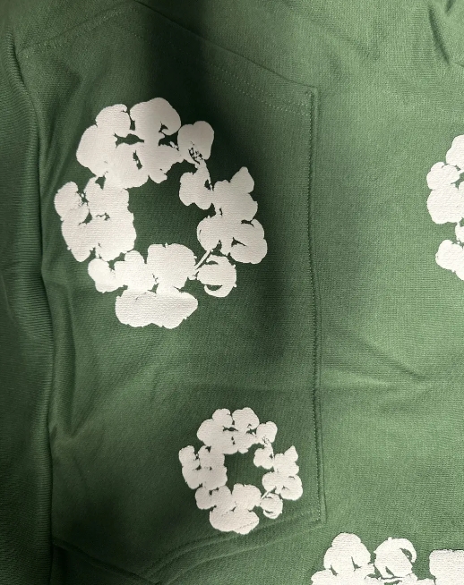 Denim Tears The Cotton Wreath Hoodie Green review Lucca 02