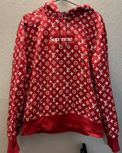 Louis Vuitton x SUP Full Print Red Hoodie review Princeton 01