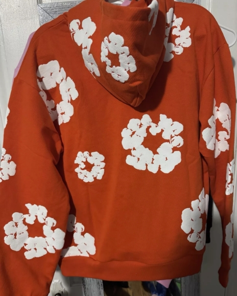OBO Denim Tears The Cotton Wreath Sweatshirt Orange review Elaine 01