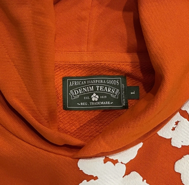 OBO Denim Tears The Cotton Wreath Sweatshirt Orange review Dominick 01