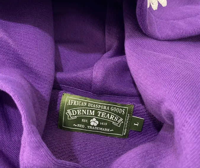 OBO Denim Tears The Cotton Wreath Sweatshirt Purple review Kieran 00