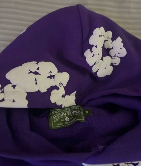 OBO Denim Tears The Cotton Wreath Sweatshirt Purple review Isaias 01