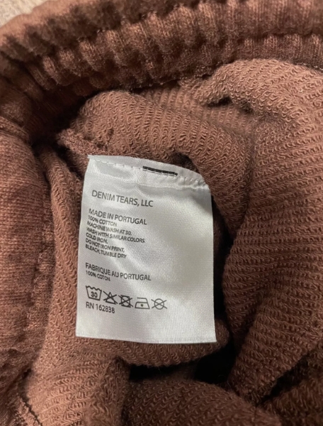 OBO Denim Tears The Cotton Wreath Sweatpants Brown review Jase 01