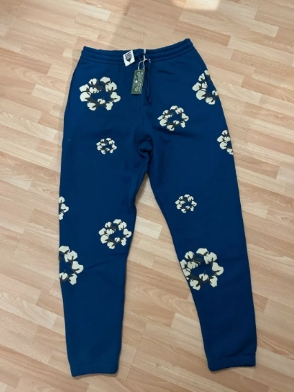 OBO Denim Tears The Cotton Wreath Sweatpants Royal Blue review 
