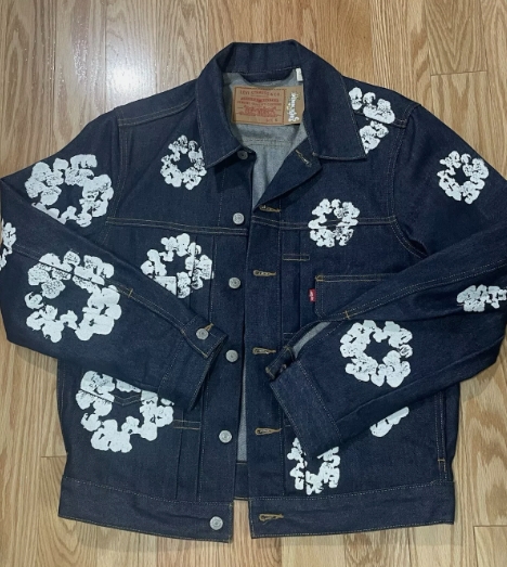 OBO Denim Tears Type - 2 All Over Wreath Raw Jacket review Pierce 00