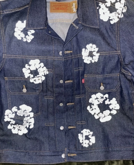 OBO Denim Tears Type - 2 All Over Wreath Raw Jacket review 