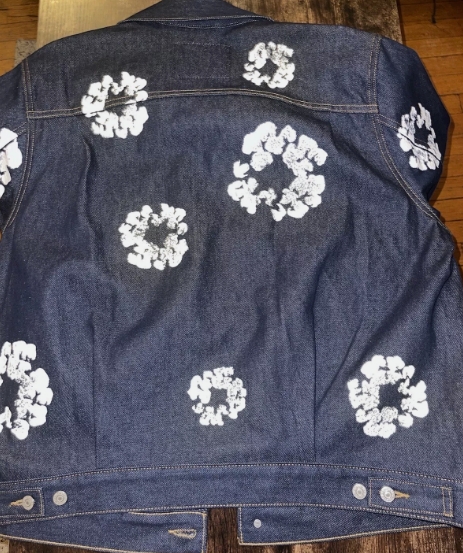OBO Denim Tears Type - 2 All Over Wreath Raw Jacket review Jasiah 01