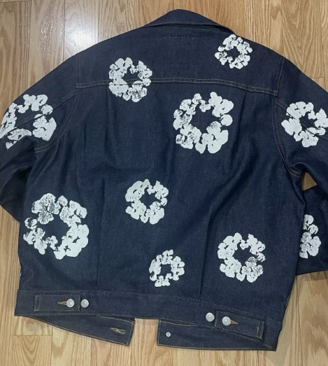 OBO Denim Tears Type - 2 All Over Wreath Raw Jacket review Eden 01