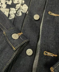 OBO Denim Tears Type - 2 All Over Wreath Raw Jacket review Eden 03