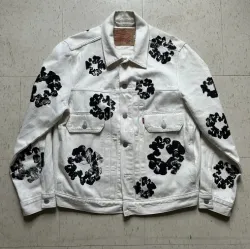 OBO Denim Tears Type - 2 All Over Wreath White review Mohammad 01