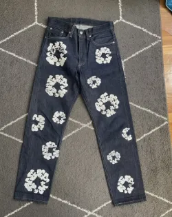 OBO Denim Tears  The Cotton Wreath Jean Selvedge review Carly 01