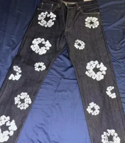 OBO Denim Tears  The Cotton Wreath Jean Selvedge review Janelle 02