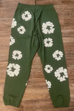  Denim Tears The Cotton Wreath Sweatpants Green review Harry 02