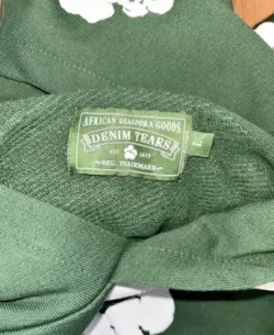 Denim Tears The Cotton Wreath Hoodie Green review Saoirse 03