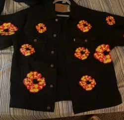 Denim Tears Washed Flame Denim Jacket Black review Anais 01