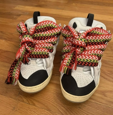 Lanvin Leather Curb White Ivory FM-SKRK11-DRAG-A2000 review 