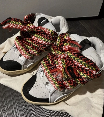 Lanvin Leather Curb White Ivory FM-SKRK11-DRAG-A2000 review 