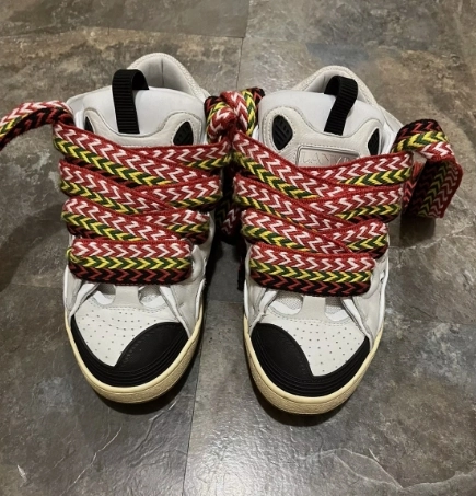 Lanvin Leather Curb White Ivory FM-SKRK11-DRAG-A2000 review 