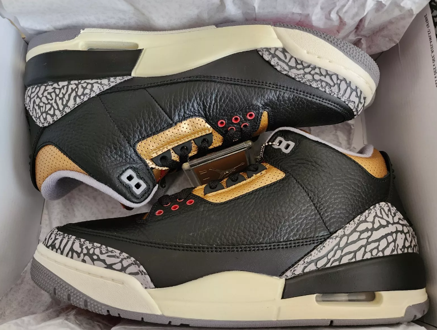 Air Jordan 3 Retro Black Cement Gold (Women's) CK9246-067 review Viola Davis