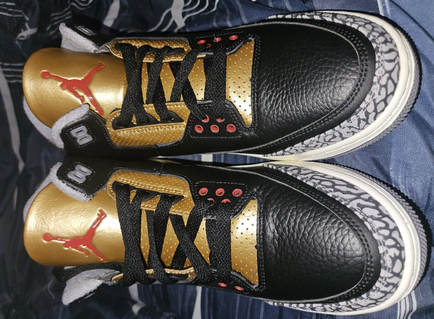 Air Jordan 3 Retro Black Cement Gold (Women's) CK9246-067 review Tina Fey 01