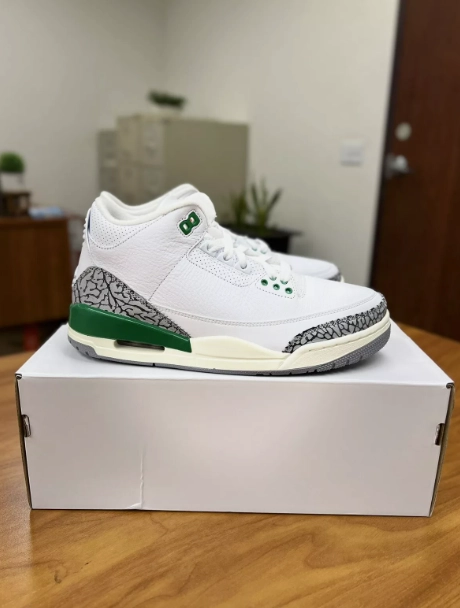 Air Jordan 3 Retro Lucky Green (Women's) CK9246-136 review 
