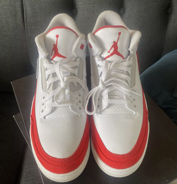 Air Jordan 3 Retro Tinker White University Red CJ0939-100 review Mia Martinez