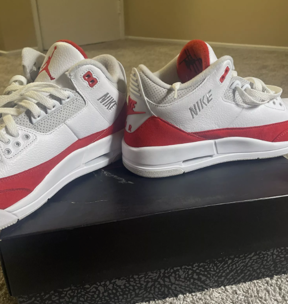 Air Jordan 3 Retro Tinker White University Red CJ0939-100 review Ava Wilson 01