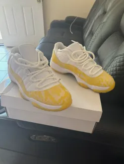 Air Jordan 11 Retro Low Yellow Snakeskin (Women's) AH7860-107 review Jessica White 02