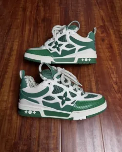 Louis Vuitton LV Skate Sneaker Green White 1AC520  review Jack 01