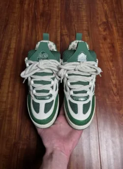 Louis Vuitton LV Skate Sneaker Green White 1AC520  review Jack 02