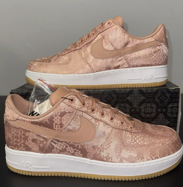Nike Air Force 1 Low CLOT Rose Gold Silk (Regular Box)  CJ5290-600 review Kyle Hunt 00