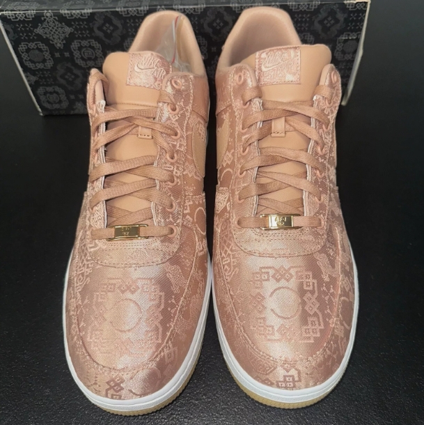Nike Air Force 1 Low CLOT Rose Gold Silk (Regular Box)  CJ5290-600 review Kyle Hunt 02